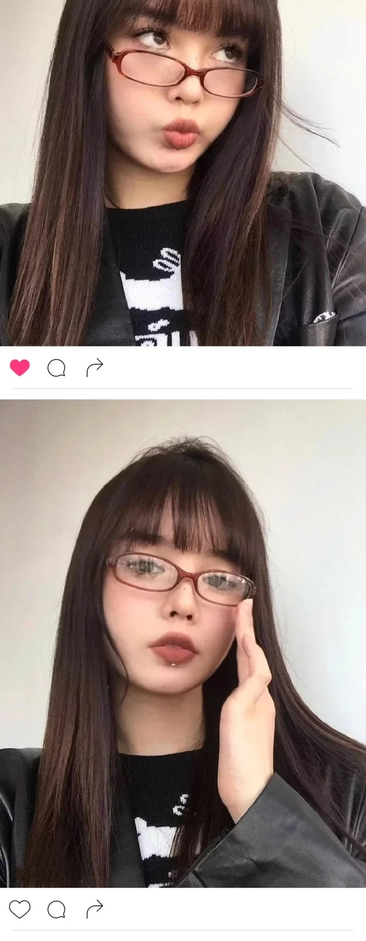 Y2K Women Retro Oval Square Glasses Red Green Frame Glass Eyewear Decorative Computer Anti-blue Eyeglasses with Seaside Driving