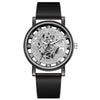 New Fashion Top Women Hollow Skeleton Faux Mechanical Watch Ladies Metal Mesh Quartz Wrist Watches For Female Relogio Feminino