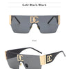 New 2024 Luxury Designer Square Sunglasses Women Fashion Trendy Punk Sun Glasses Ladies Gradient Shades Eyewear Oculos UV400