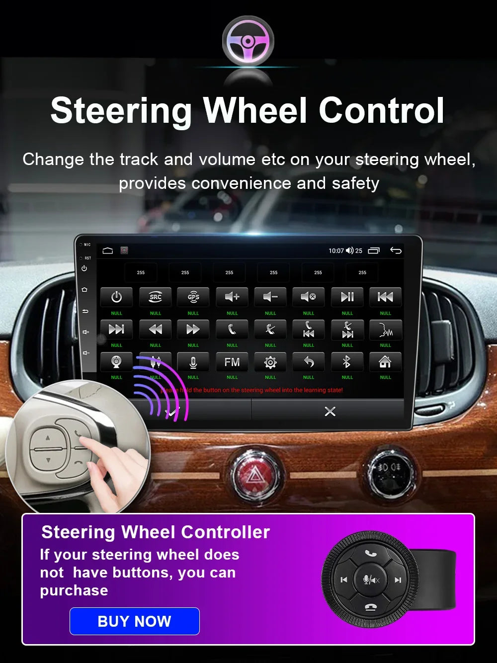 For Fiat 500 2016 2017 2018 2019 Car Multimedia Carplay Android Auto GPS stereo Radio Video Palyer 10 Inch Head Unit
