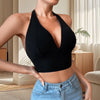1pcs Seamless Women Sexy Camisole Ribbed Breathable Lingerie Athletic Vest Gym Tanks Top Sport Backless Women's Underwear Vest