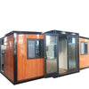 40ft Two Layers Triangle Roof Outdoor Terrace Modern Module Premade Hotel Style Apartment House 20ft Tiny House For Sale