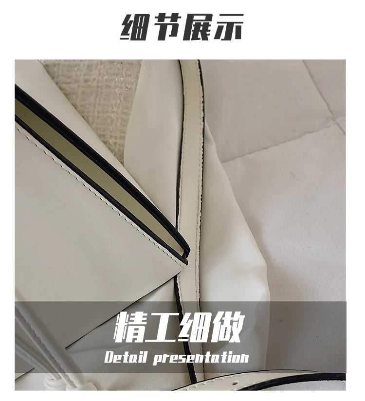 Fashion Ladies Shoulder Bags Handbag Sense of luxury Women Bags High quality Leather Crossbody Bag Designer Female Triangle Bags
