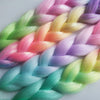 Colored Braiding Hair Mix Tinsels  Jumbo Braiding Tinsel Hair 4 Tones Ombre Braids  24 inch Festival Rave Hair For Girls Kids