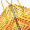 New Gradient Rhinestone Tie Dye Print Halter Mermaid Long Dresses Women Backless Sleeveless Slim Birthday Party Prom Vestidos