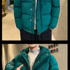 Men Harajuku Colorful Bubble Coat Winter Jacket 2024 Mens Streetwear Hip Hop Parka Korean Yellow Black Clothes Puffer Jackets