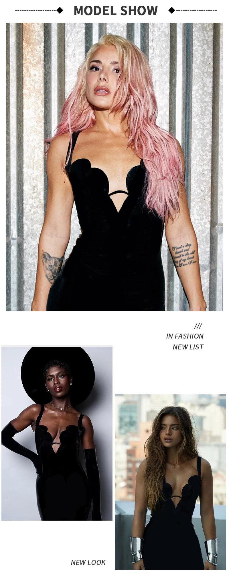 Black Sleeveless V-Neck Bandage Bodice Jumpsuit with Cut - Out Detail - Date Evening & Cocktail Party Outfit