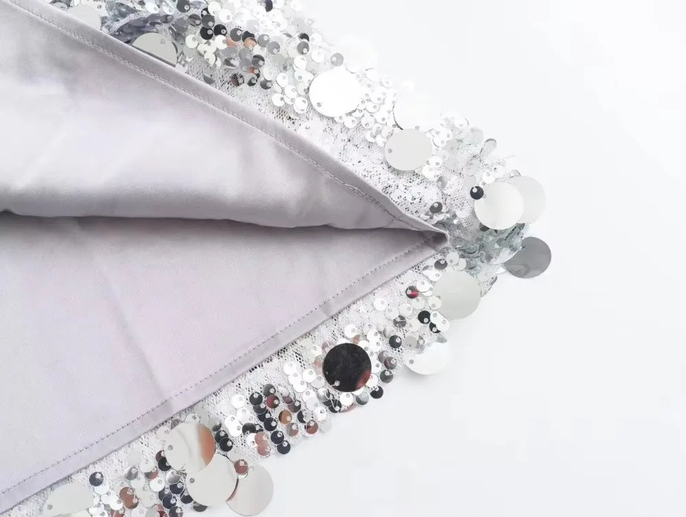 Party Club Stage Show Mini Skirts for Women Clothing Fashion Clothes Sexy Streetwear Dance Bling Sequined Hot Girls