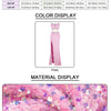 VC Pink Sparkly Sequins Long Dress Beaded Crystal Feather Embellished High Slit Straight Floor-length Prom Evening Gown Vestidos