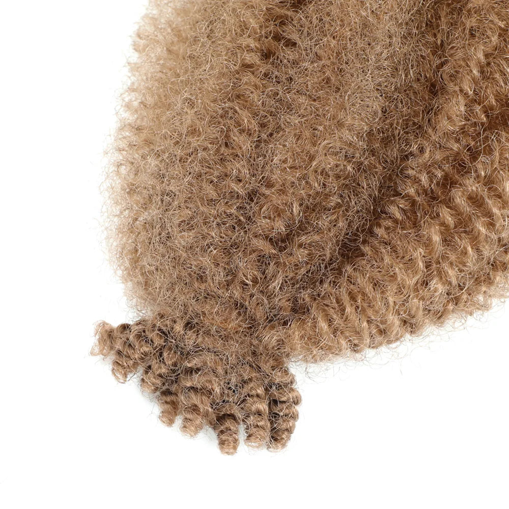 24 inch Kinky Afro Springy Braiding Crochet Hair 18” Marley Kinky Crochet Braids Hair Soft Afro Kinky Twist Crochet Braid Hair