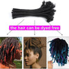 6 Inches Dreadlock Extensions Human Hair 0.6cm Width Full Handmade Loc Extensions Crochet Hair Human Hair for Man Women