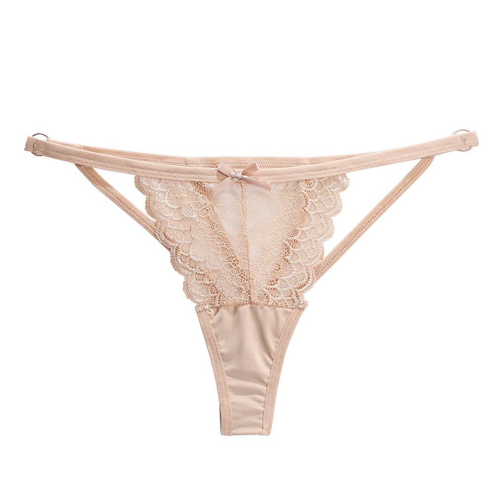 Sexy Lace Panties Women Low-waist Underwear Thong Ladies Lingerie Temptation Intimates Seamless Femlae Lingerie