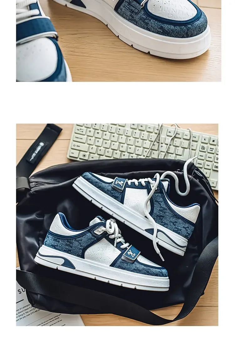 Men's Shoes Autumn Casual Shoes Soft Soled Sports Shoes New Trend Help Breathable Non-slip Board Shoes Fashion Shoes Board Shoes