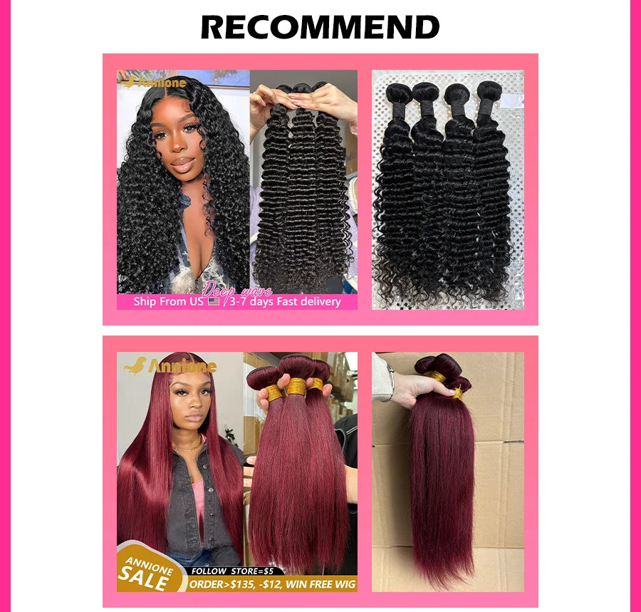 Annione 13x4 Straight Frontal Lace Only Real HD Transparent Lace 4x4 5x5 Closure 100% Brazilian Human Hair HD Pre plucked Lace