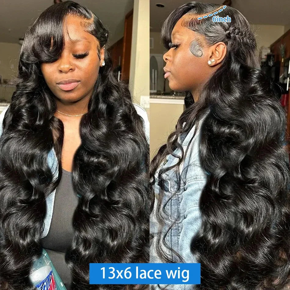 32Inch Body Wave 13x4 13x6 HD Lace Front Human Hair Wigs 4X6 5X5 Glueless Wig Ready To Wear Brazilian Lace Frontal Wig For Women