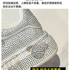 2024 Autumn New Luxury Women's Sports Shoes Cartoon Water Diamond Women's Shoes Luxury Fashion Flat Casual Shoes zapatos mujer