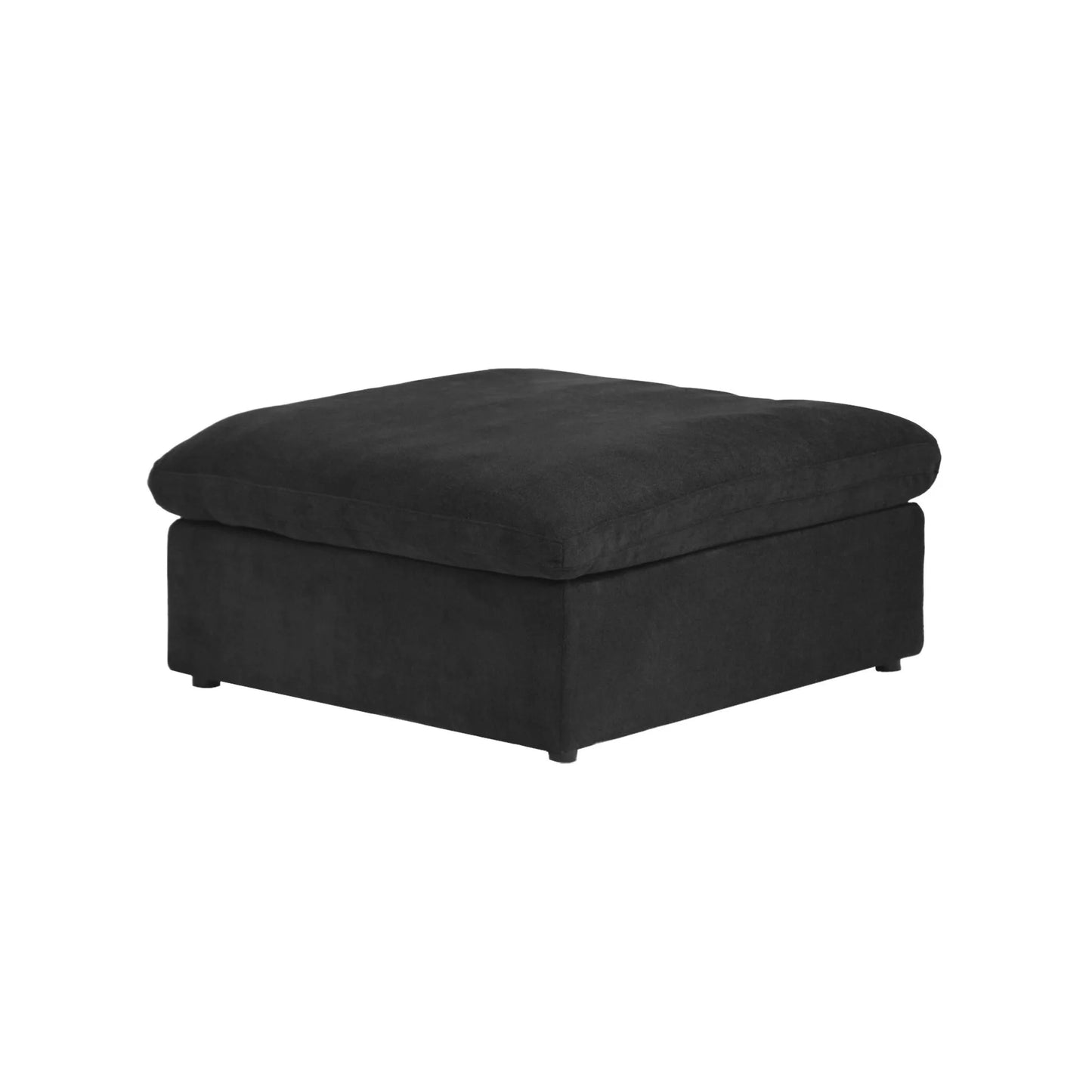 Cloud Modular Sectional Sofa with 2 Storage Ottomans 160.6" Down Filled Comfort U Shaped Sofa Minimalist Wide Deep Seat Couch