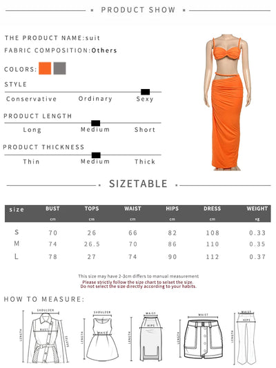 Nibber Sexy Women 2 Piece Set Bandage Ruched Square Collar Bra+Skinny Long Skirts 2025 Summer Vacation Beach Party Trend Suits