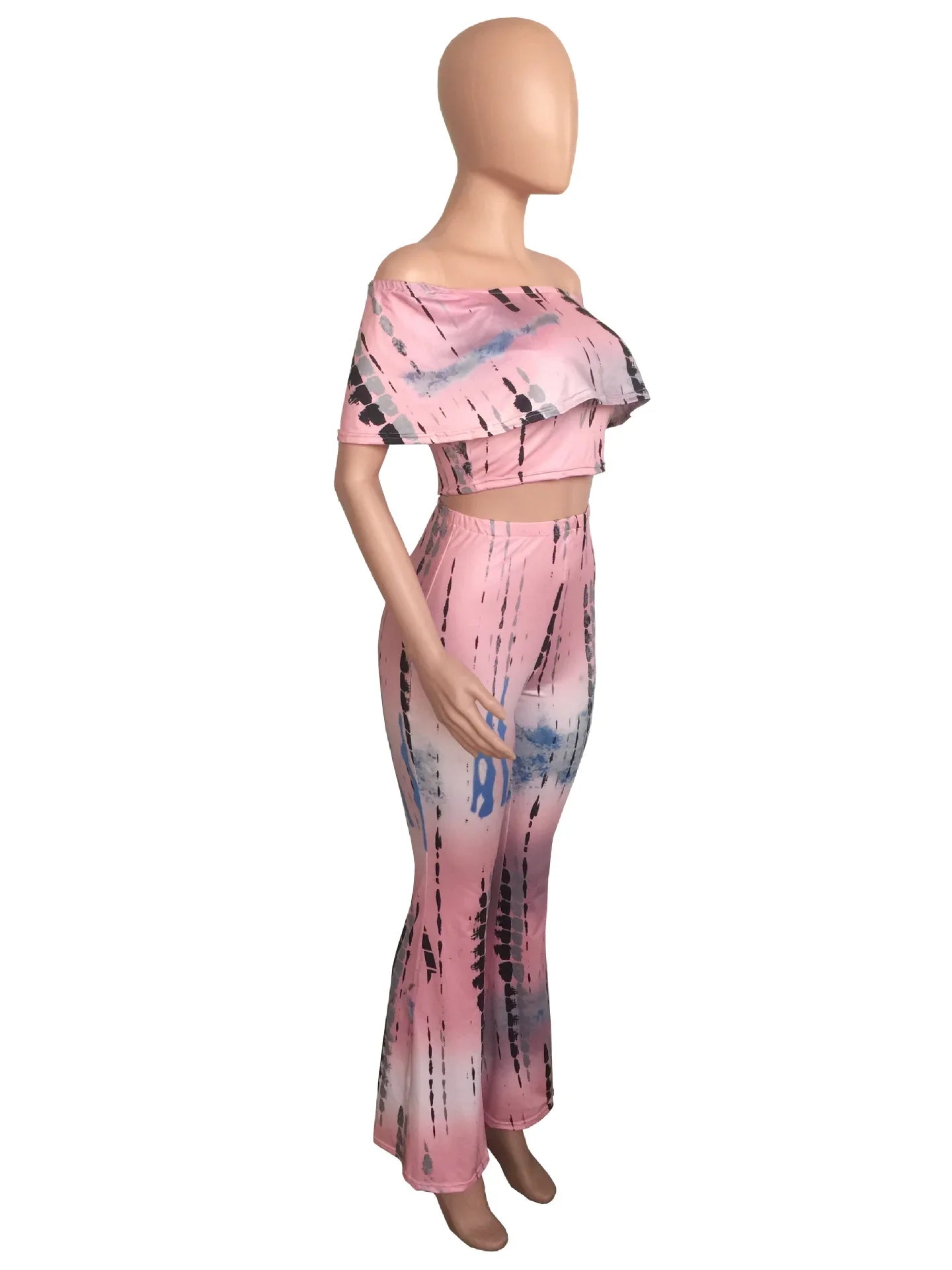 Women Sexy Bodycon 2 Piece Outfits V Neck Zip Up Long Sleeve Crop Top Midi Dress Skirt Set Plus Size Party Club Clubwear