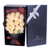 18Pcs/Box Soap Flower Bouquet Beautiful Flora Scented Bath Soap Flower in Gift Box for Anniversary Valentine's Day Mother Day
