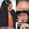 40 50 Inch Water Wave Curly Lace Front Wigs 13x4 13x6 HD Deep Wave Lace Frontal Wig 7x5 Glueless Human Hair Wigs For Women 300%