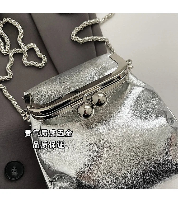 Trendy Korean Fashion Mini Square Bag Vintage Streetwear Elegant Crossbody Bags Casual Y2k Aesthetic Shoulder Handbags for Women
