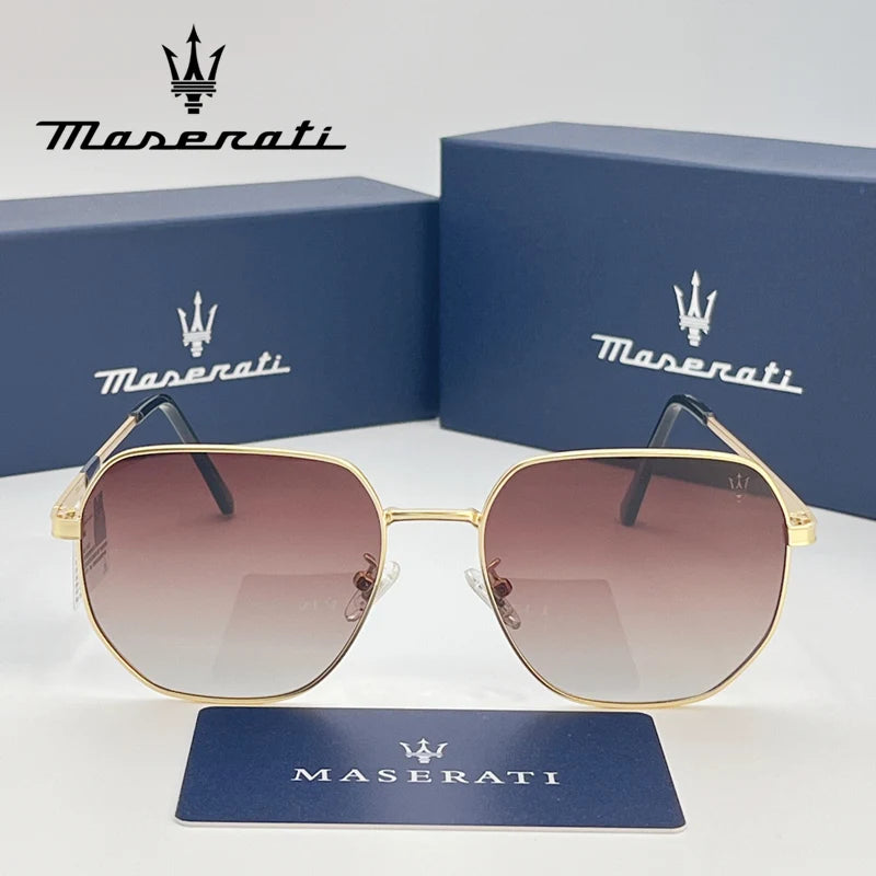 MASERATI Luxury Sunglasses Nylon Sunglasses UV400 Sunglasses for Driving Cycling Beach Outdoor for Men Women Trendy Design