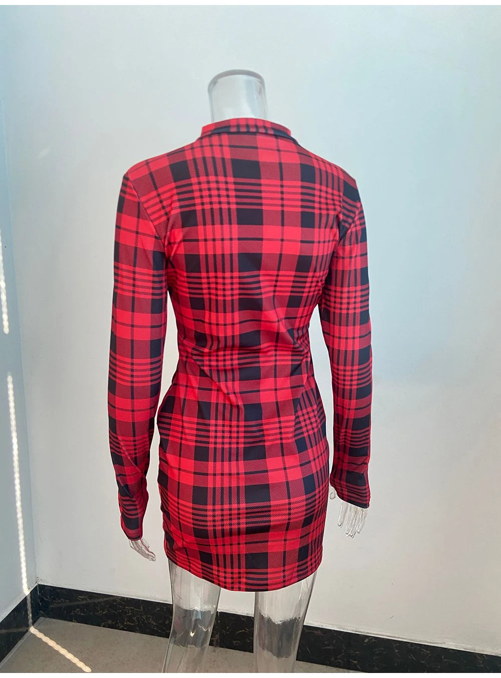 Sexy Long Sleeve Bodycon Mini Dress Women Autumn 2023 Fashion Deep V Neck Print Club Outfits Party Dresses Casual Robe Femme