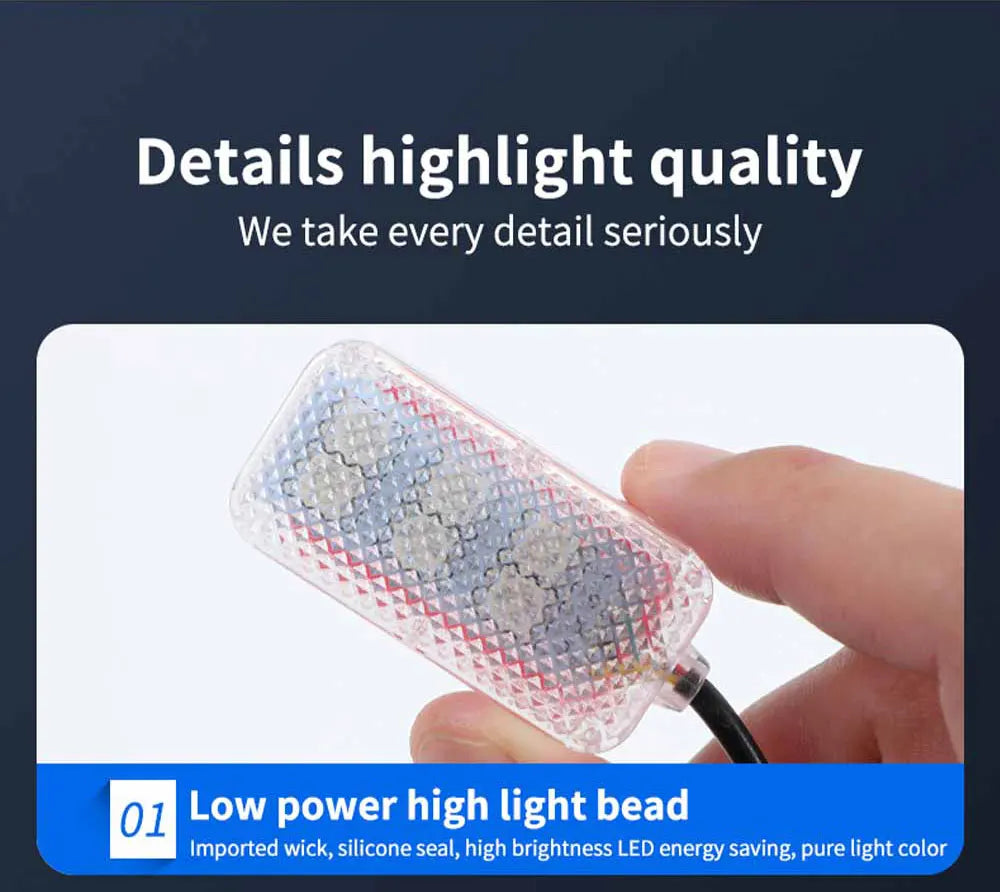 Neon LED Car Interior Ambient Foot Strip Light Accessories Back light Remote App Music Control Auto Decorative Atmosphere Lamp