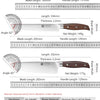 XINZUO High Quality 3.5+5+8+8+8"  Paring Utility Cleaver Chef Knife Germany 1.4116 Stainless Steel 1PCS 5PCS Kitchen Knife Sets
