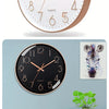 8 Inch Mute Wall Clock Simple Digital Wall Clock Home Decorations Cubic Digital Clock Quartz Wall Clock
