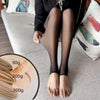 New Warm Tights For Women Winter Fleece Leggings Thermal Stockings Woman Insulated Printed Pantyhose