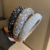 Luxury Inlaid Rhinestone HairBands for Women Korean Fashion Hair Pressure Headband Small Pearl Wedding Hair Jewelry