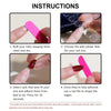 24pcs Long Ballet French Press on Nails with Cute Pink Bow Shiny Diamond Decor False Nail Tips Wearable Sweet Korean Fake Nails