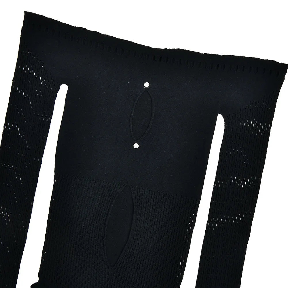 HLJ Sexy Hollow Out Rompers Women Off Shoulder See Through Long Sleeve Bodycon Playsuits Jumpsuits Female Party Clubwear New