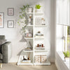 Tribesigns Corner Shelf, Modern 5-Tier Wall Corner Bookshelf, Stylish Corner Small Bookcase Storage Rack Plant Stand