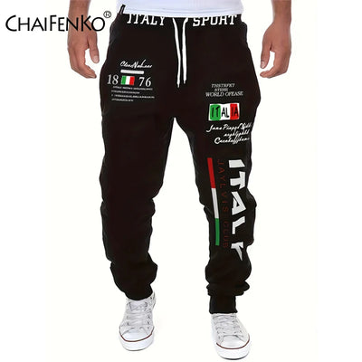 Men Street Hip Hop Jogger Pants 2024 New Hot Fashion Letter Sports Trousers Drawstring Elastic Outdoor Fitness Casual Sweatpants