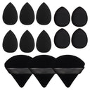 13 PSC Beauty Puff Set Large Beauty Blending  Blender Spong 3 corners velvet puff  Finger Puff Makeup Foundation makeup tool