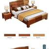 European Luxury Soft Bedroom Set Modern High End Storage Queen Bedroom Set Wood Cool Apartment Meuble De Chambre Furniture
