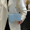 Fashionable Mini Quilted Embossed Chain Shoulder Bag Simple And Versatile Diagonal Crossbody Bag For Women Square Handbag