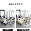 MINGDIBAO Nordic Fabric Sofa Set with Bluetooth Speaker & USB - Modern Living Room Modular Sofas Big U Shape Corner Cloth Couch