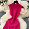 YuooMuoo Chic Fashion Sexy Package Hips Knitted Mini Dress 2026 New Summer Sleeveless Tassels Bodycon Party Dress Beach Vestidos