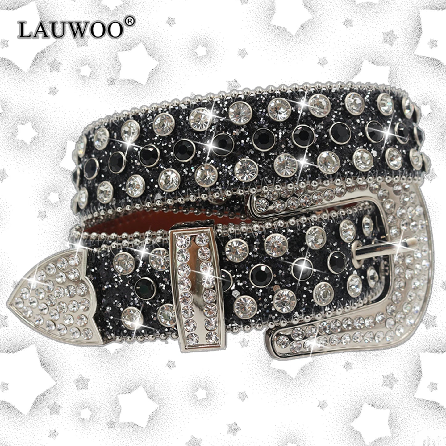 belt Diamond Rhinestone Belts Fashion Luxury Crystal Studded Pin Buckle Belt Belts for Women Jeans Decoration Beautiful