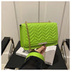 Fashion Striped Women's Shoulder Bag, Chain Strap Crossbody Bags For Daily Used, Ladies Handbags And Purses