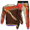 Vinatge Luxury Baroque Style Clothing Suit Men Jogging Pant Sweatshirt 2 Piece Set New Women Fashion Streetwear Tracksuit Set