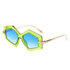 New Unique Women Fashion Sunglasses Retro Unique Lens Special Shades UV400 Men Punk Oversized Sun Glasses UV400