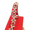 Spot Goods Red Color 2024 New Arrival Special Design Women Party Shoes Matching Bag Set For Luxury Wedding Party Women