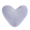 Faux Rabbit Fur Heart Pillow Decorative Pillows Plush Love Heart Shaped Fluffy Throw Pillow Cushion Valentine's Day Gifts 12/17"