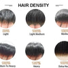 Realistic Front Hairline Thin skin Base Toupee Men Wig V Style Front Natural Human Hair Men's Forehead Hairline Male Replacement