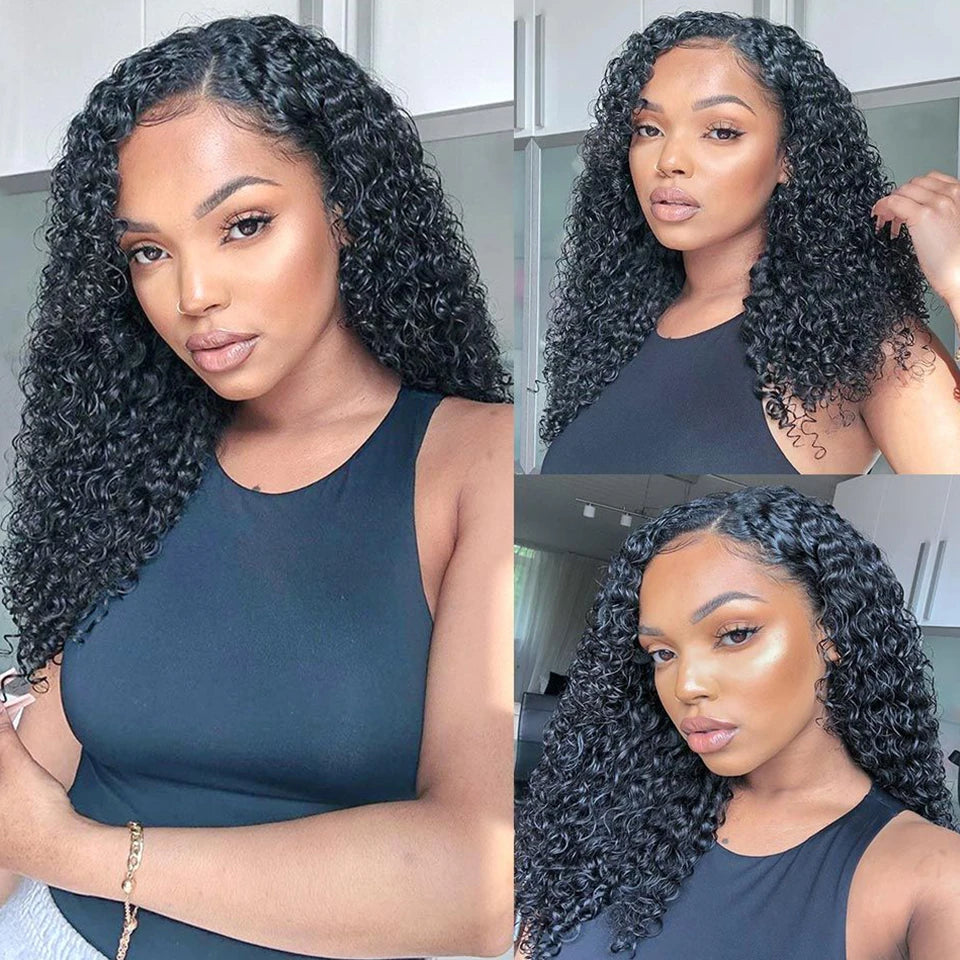 Indian Kinky Curly Bundles Human Hair Weaving Natural Color 1//3/4 Bundles Deal  Jerry Curly Human Hair Extensions Wholesale